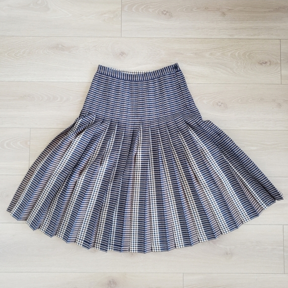Vintage Aquascutum London wool plaid skirt size 4 - Picture 4 of 11